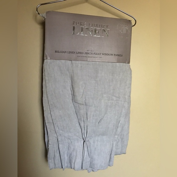 Pure Luxury Linen | Accents | Pure Luxury Linen Belgian Pinch Pleat